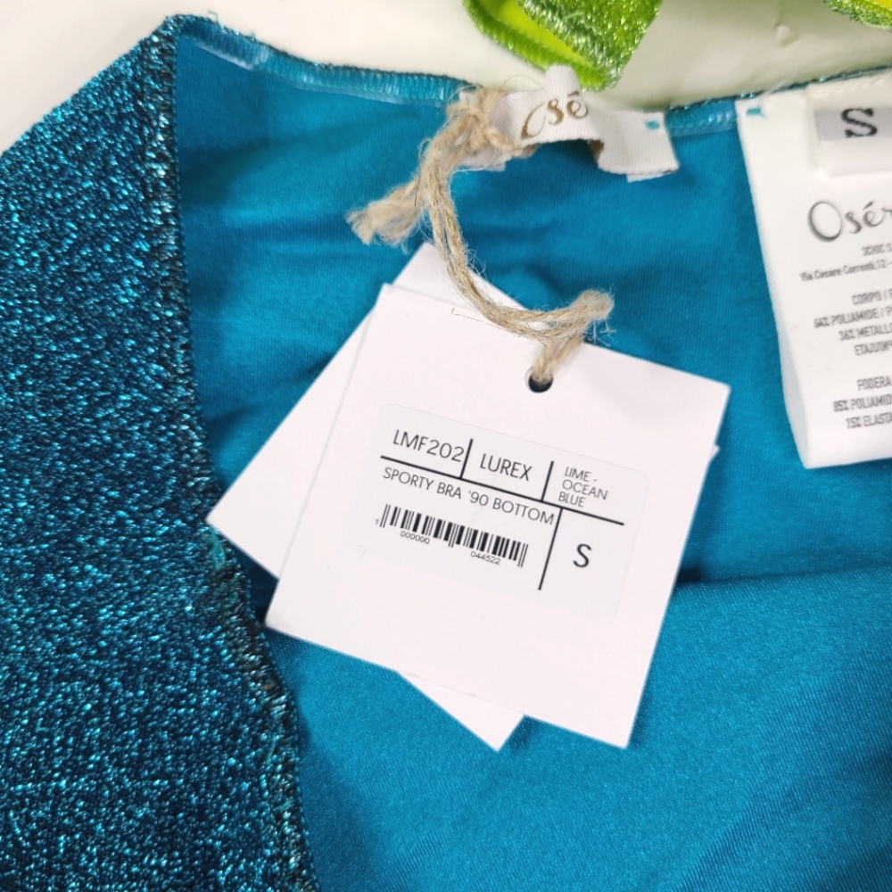 Oseree Green and Blue Bikini - Picture 5 of 7